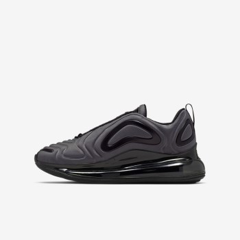 Nike Air Max 720 - Nagyobb Gyerek Air Max Trainers - Sötét Szürke/Fekete